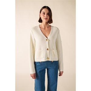 Cardigan Courcy en laine - Saint James
