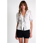 Blouse avec fibres métallique - Shan