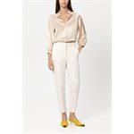 Twill tapered pants - Luisa Cerano