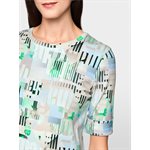 Ribbed Stretch Cotton Tee-Shirt - Marc Cain