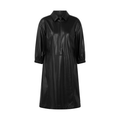 Faux Leather Dress - Marc Cain